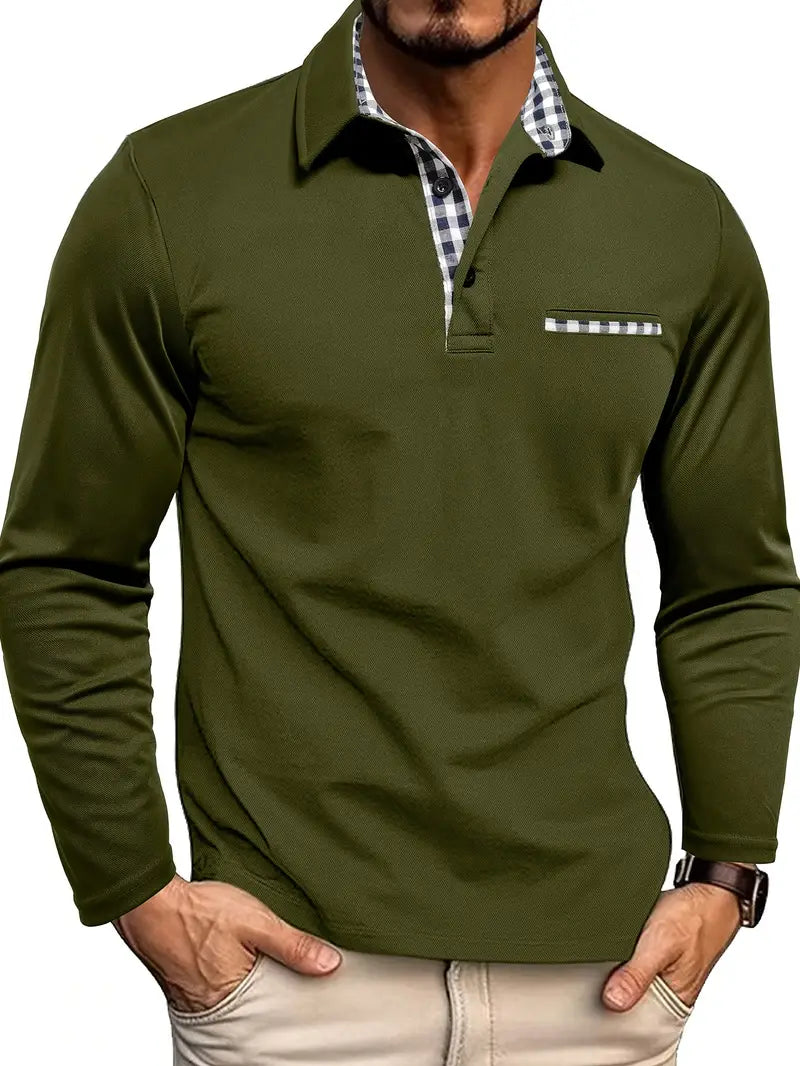 Kai | Lässiges Langarm-Poloshirt – Isabels Modehaus (Bild 3)