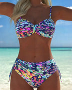 Audrey | Bikini-Träger mit abstraktem Muster – Isabels Modehaus