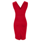 Regalia™ – Elegantes Figurbetontes Kleid mit V-Ausschnitt und Schlitz – Isabels Modehaus (Bild 12)