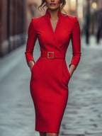 Moderne Kleid mit Gürtel – Isabels Modehaus (Bild 7)