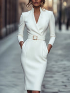 Moderne Kleid mit Gürtel – Isabels Modehaus (Bild 4)