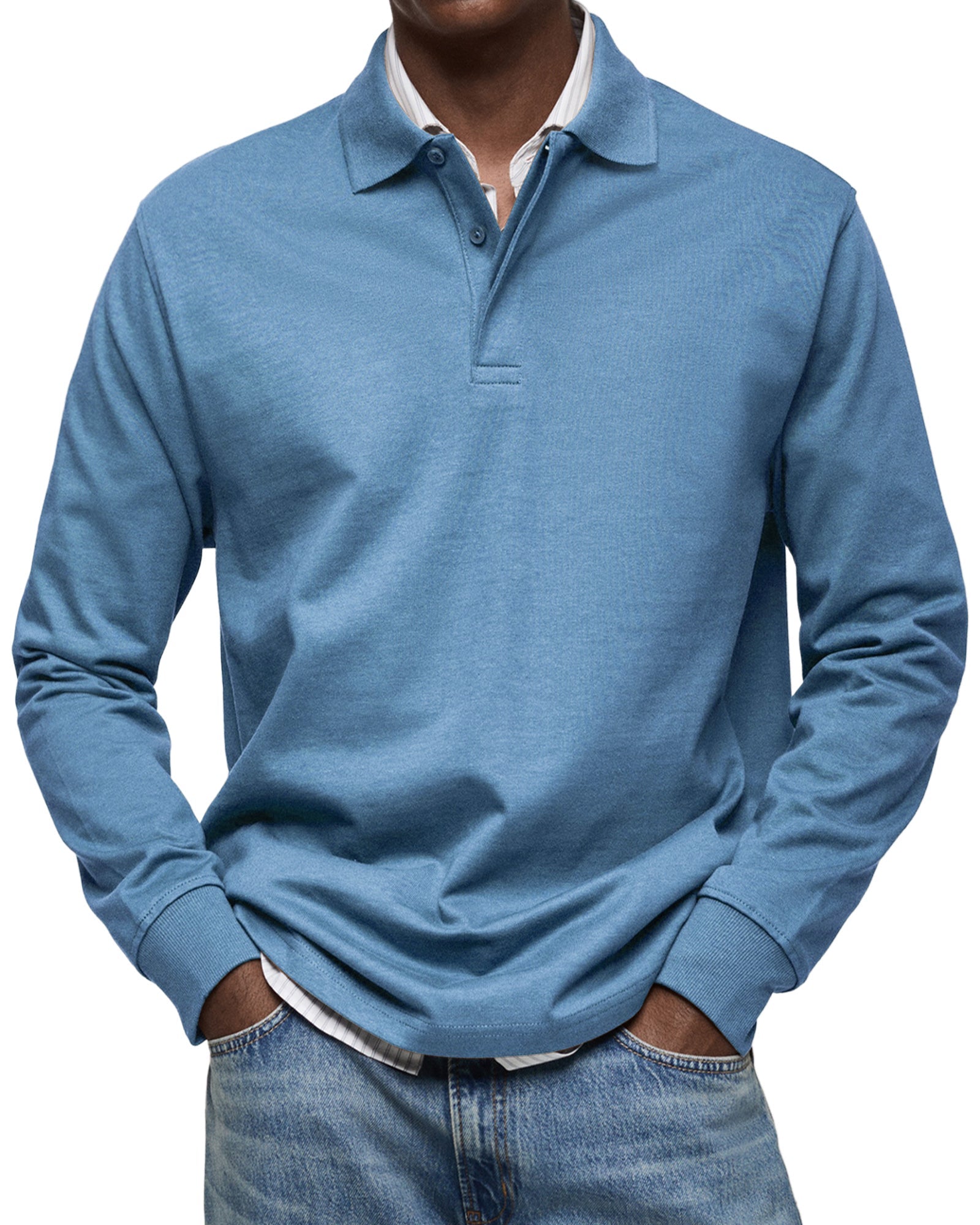 Julian | Luxe Polo mit langen Ärmeln – Isabels Modehaus (Bild 2)