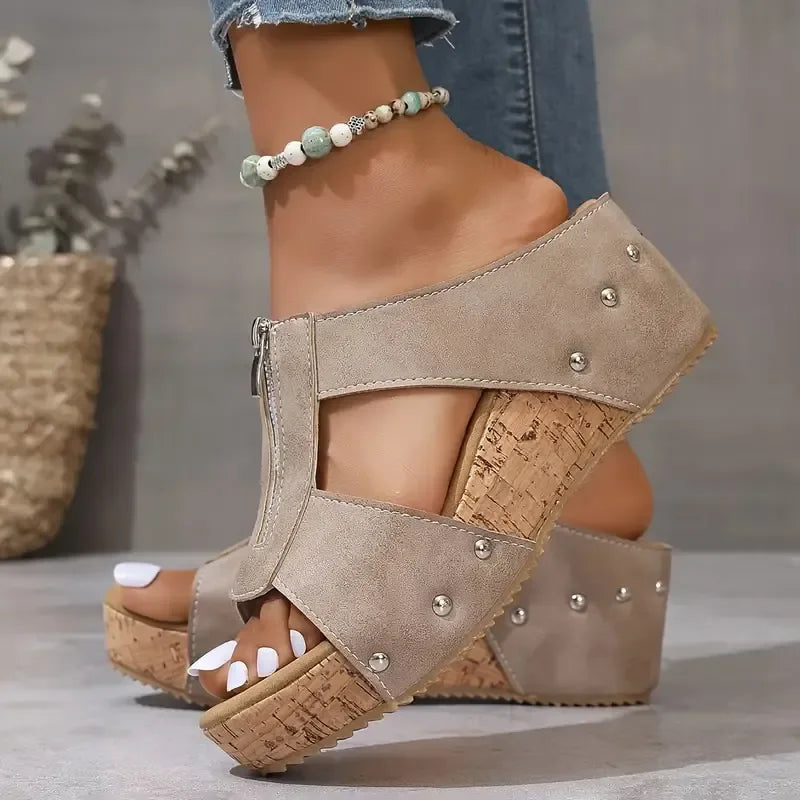 Marie | Sandalen mit Keilabsatz