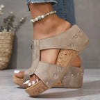 Marie | Sandalen mit Keilabsatz