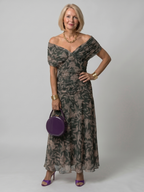 Calen | Off-Shoulder Midi Kleid – Isabels Modehaus (Bild 5)
