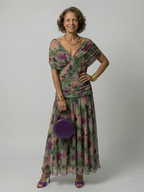 Calen | Off Shoulder Flow Midi Kleid – Isabels Modehaus (Bild 12)