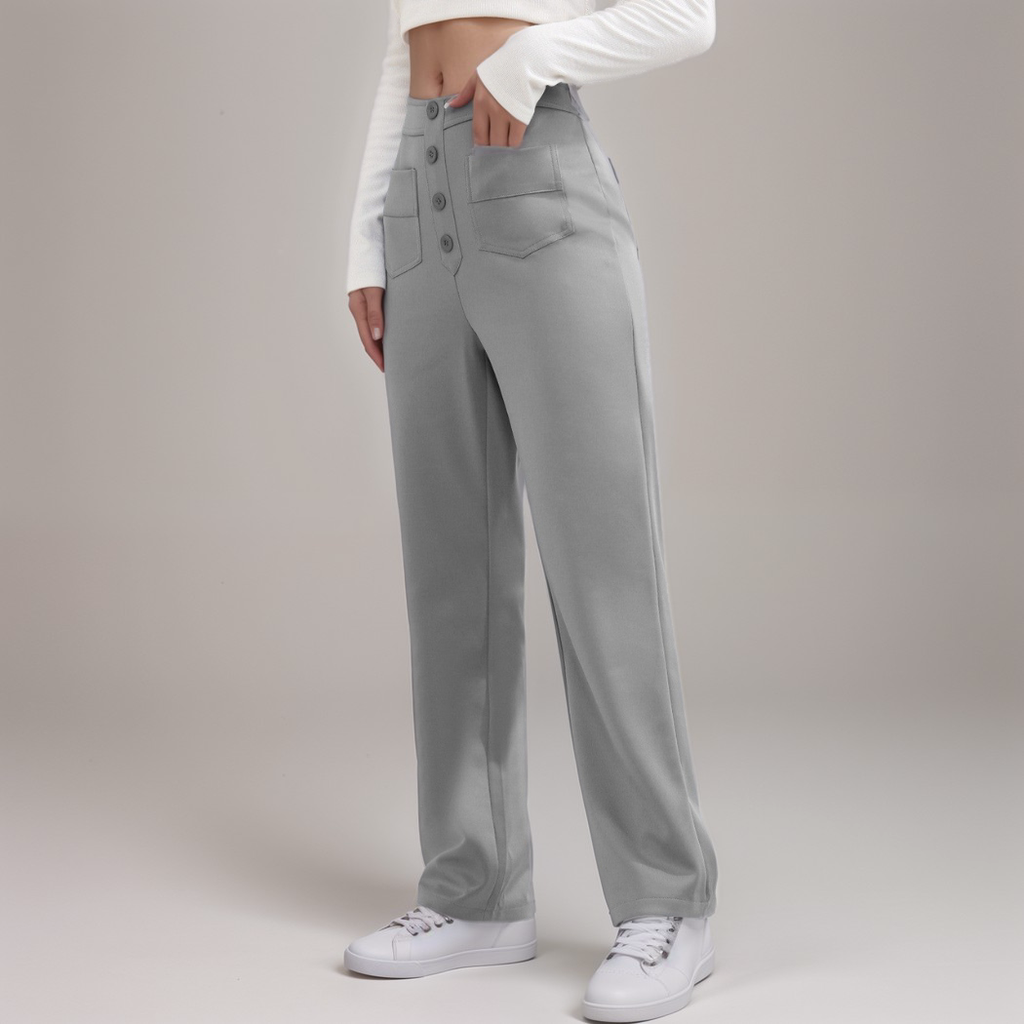 Elastische Hose mit hoher Taille – Isabels Modehaus (Bild 22)