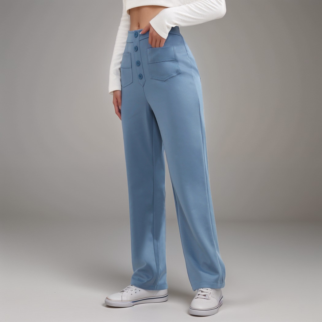 Elastische Hose mit hoher Taille – Isabels Modehaus (Bild 20)