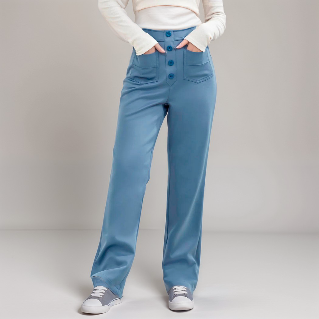 Elastische Hose mit hoher Taille – Isabels Modehaus (Bild 6)