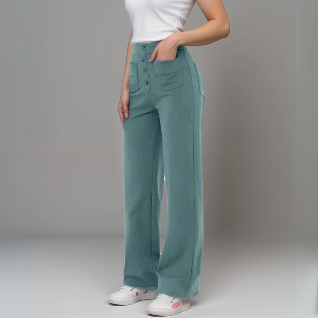 Elastische Hose mit hoher Taille – Isabels Modehaus (Bild 15)