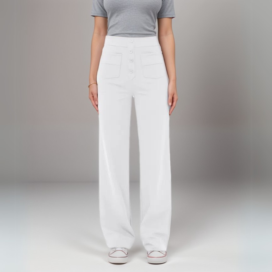 Elastische Hose mit hoher Taille – Isabels Modehaus (Bild 18)