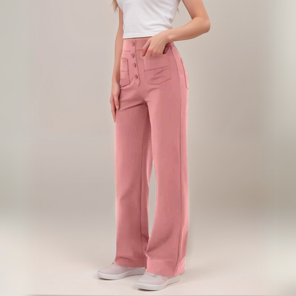 Elastische Hose mit hoher Taille – Isabels Modehaus (Bild 16)