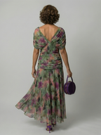 Calen | Off Shoulder Flow Midi Kleid – Isabels Modehaus (Bild 14)