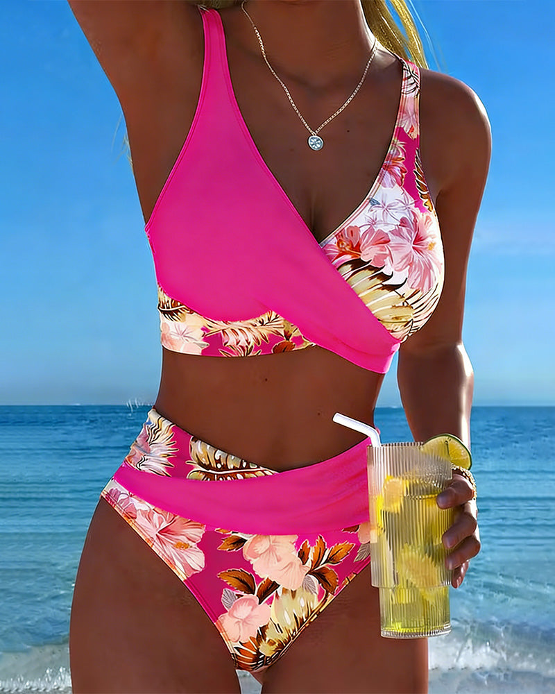 Jolina | Floral Contrast Split Bikini – Isabels Modehaus (Bild 14)