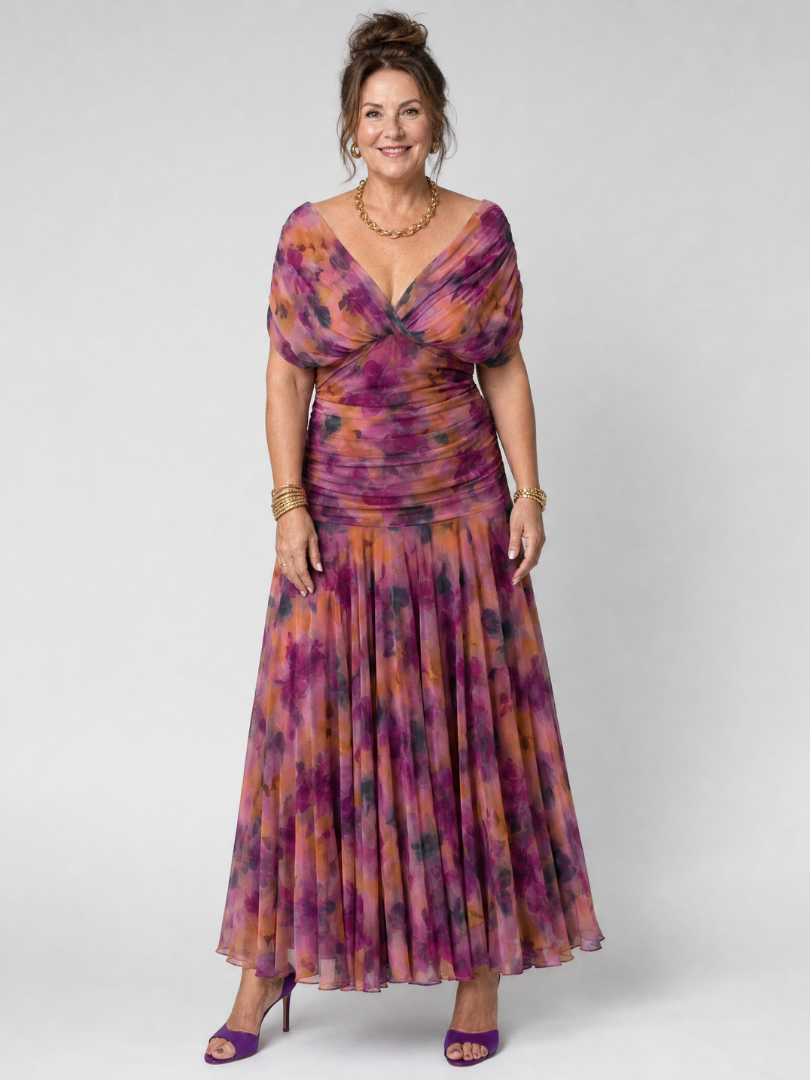 Calen | Off-Shoulder Midi Kleid – Isabels Modehaus (Bild 18)