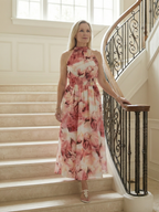Sylin | Gathered Halter Midi Kleid – Isabels Modehaus (Bild 19)