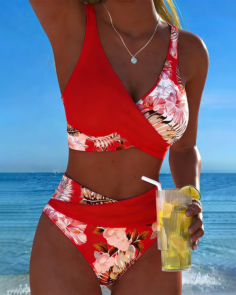 Jolina | Floral Contrast Split Bikini – Isabels Modehaus (Bild 12)
