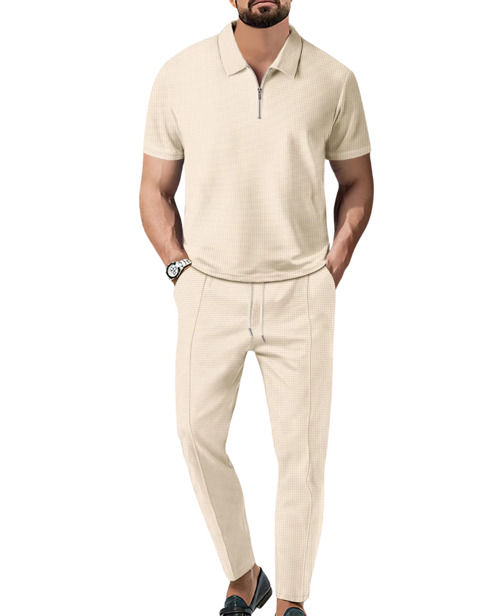 Sandro | Premium Zip Polo Set – Isabels Modehaus