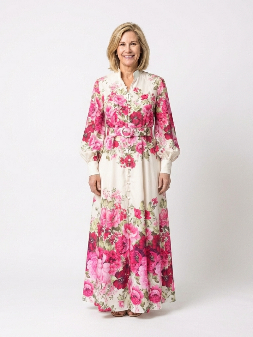 Kennedy | Floral Gurtel Maxi – Isabels Modehaus