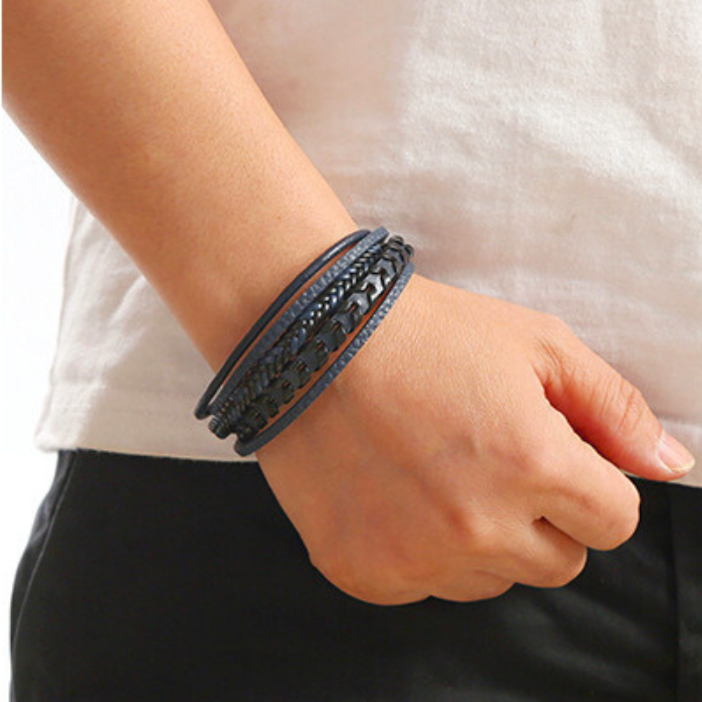 Lederarmband für Herren | robust, stilvoll und zeitlos – Isabels Modehaus (Bild 4)