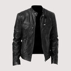 Massimo | Zeitlose Bikerjacke aus veganem Leder – Isabels Modehaus (Bild 2)