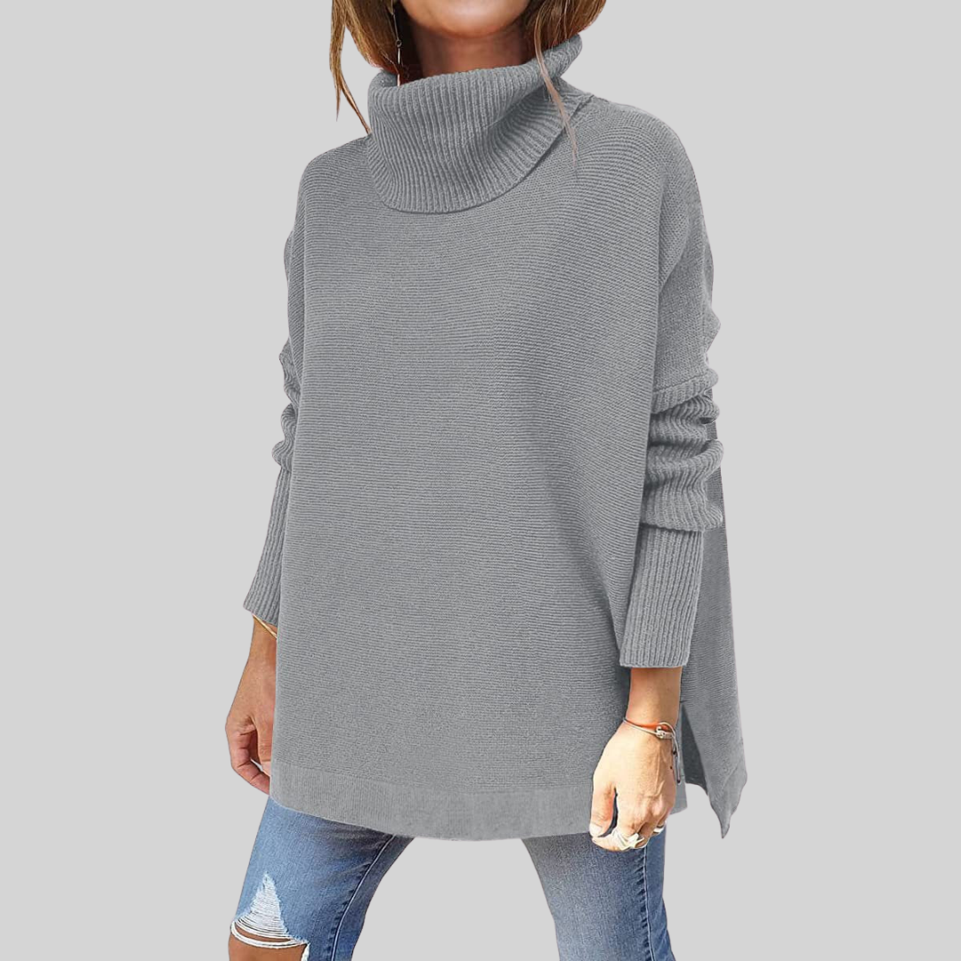 Annelise I Oversize Pullover mit Rollkragen – Isabels Modehaus (Bild 6)