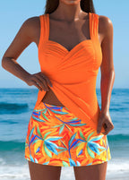 Abigail | Stilvoller Tankini mit tropischem Rock – Isabels Modehaus