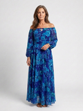 Aspen | Off-Shoulder Floral Maxi – Isabels Modehaus