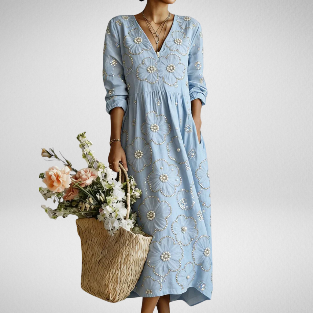 LENA | FLORAL MIDI-KLEID – Isabels Modehaus