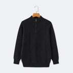 Christian | Eleganter Zopfmuster-Strickpullover mit Halbzip – Isabels Modehaus (Bild 6)