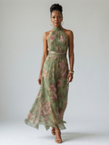 Naomi | Halter Maxi Kleid – Isabels Modehaus (Bild 5)