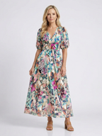 EULALIE | BLUMEN MIDI-KLEID – Isabels Modehaus (Bild 3)