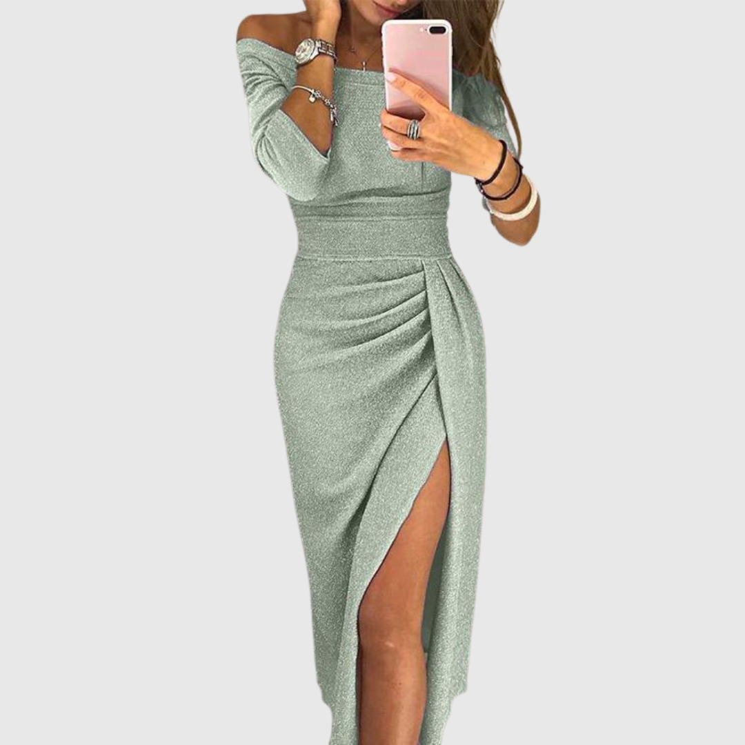 Ely™ - Schickes Maxikleid mit Neckholder und Eleganter, Fließender Passform – Isabels Modehaus (Bild 8)