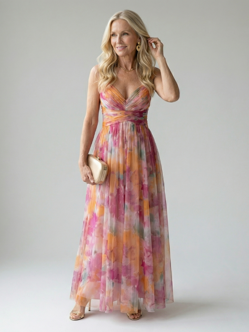 Isel | Soft Wrap Maxi Kleid – Isabels Modehaus