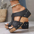 Marie | Sandalen mit Keilabsatz
