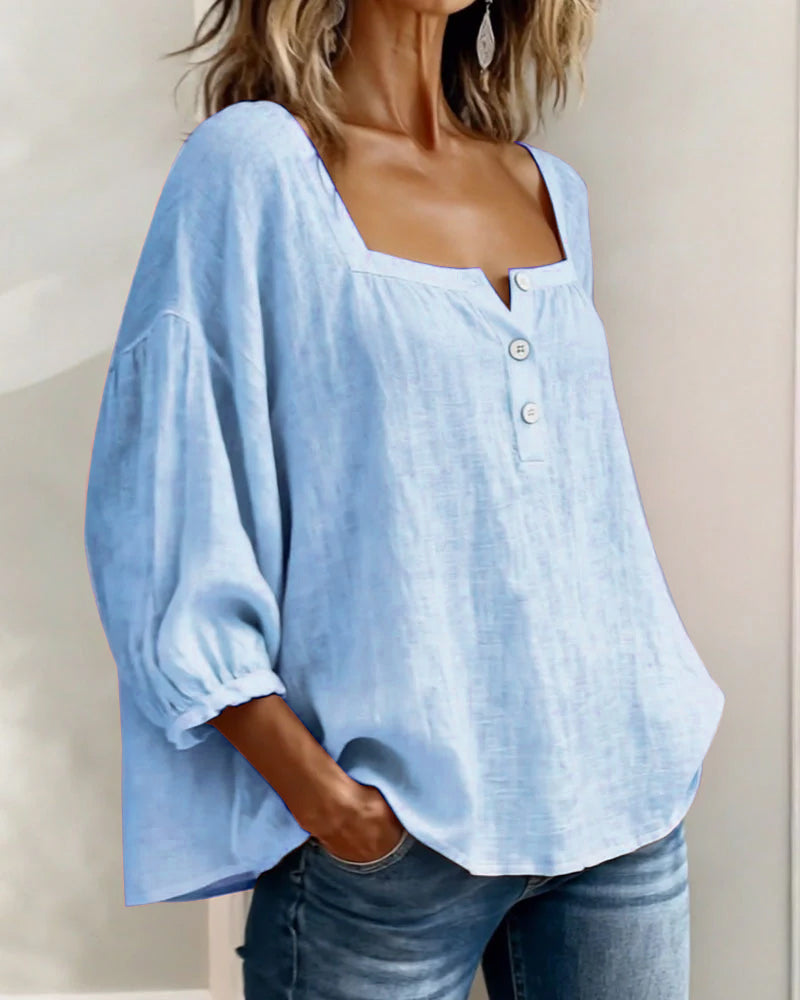 Liva | Essenzielle langarmbluse – Isabels Modehaus (Bild 12)