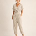 Kayla | Eleganter Wickel-Overall – Isabels Modehaus