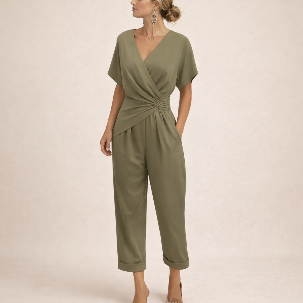 Kayla | Eleganter Wickel-Overall – Isabels Modehaus (Bild 3)