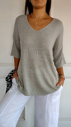 Jill | Zeitloses V-Ausschnitt-Top – Isabels Modehaus (Bild 11)