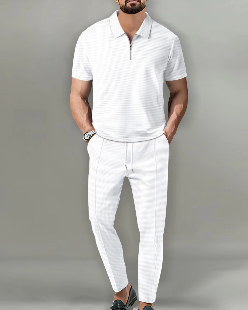 Sandro | Premium Zip Polo Set – Isabels Modehaus (Bild 2)