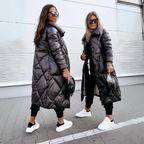 Noelia | Lange, elegante Steppjacke im Bomber-Stil – Isabels Modehaus (Bild 4)