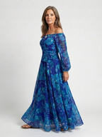 Aspen | Off-Shoulder Floral Maxi – Isabels Modehaus (Bild 2)