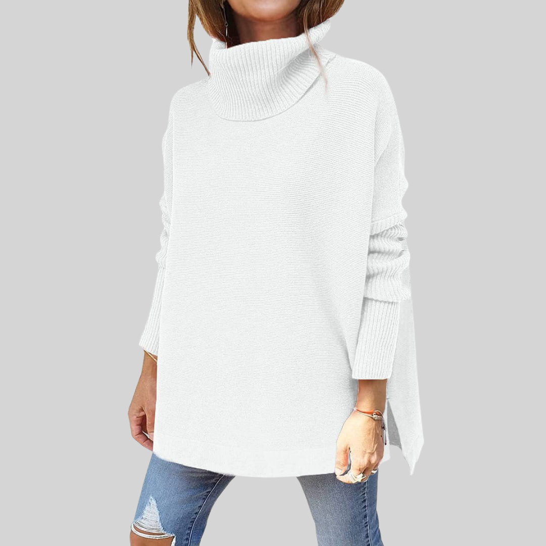 Annelise I Oversize Pullover mit Rollkragen – Isabels Modehaus (Bild 3)