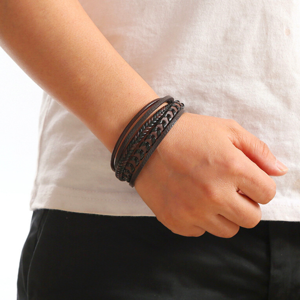 Lederarmband für Herren | robust, stilvoll und zeitlos – Isabels Modehaus (Bild 10)