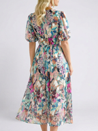 EULALIE | BLUMEN MIDI-KLEID – Isabels Modehaus (Bild 2)