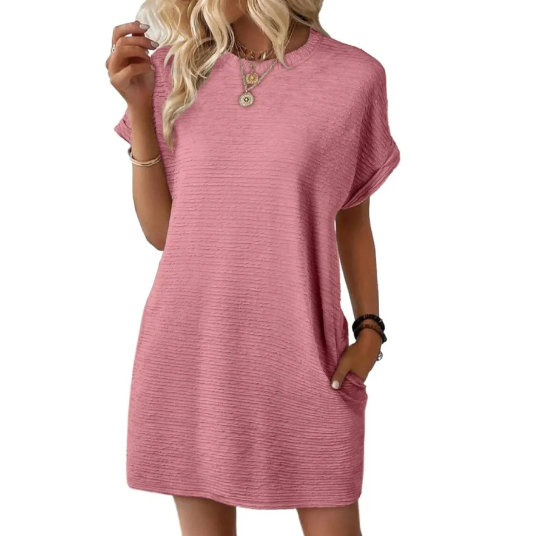 Ivay™ – Minimalistisches Sommerkleid mit Rundhalsausschnitt – Isabels Modehaus (Bild 2)