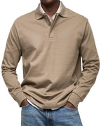 Felix | Luxus Langarm-Poloshirt – Isabels Modehaus (Bild 9)