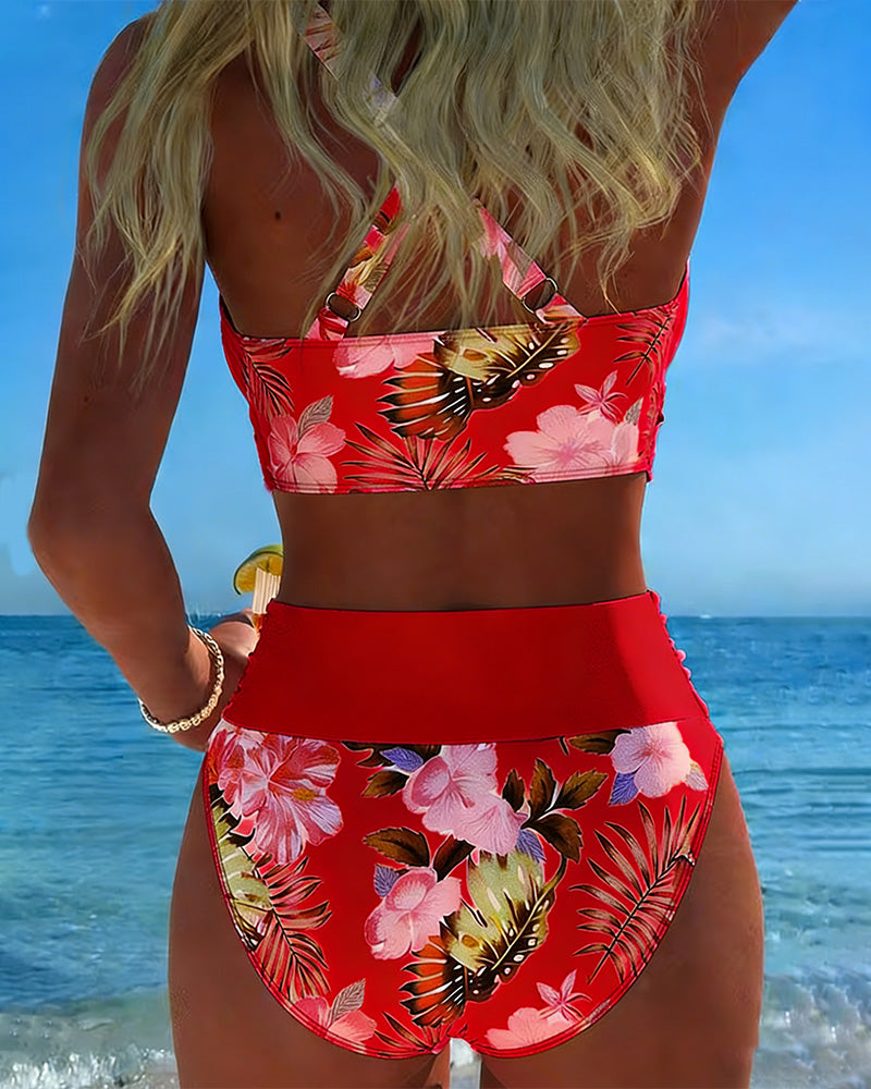 Jolina | Floral Contrast Split Bikini – Isabels Modehaus (Bild 13)