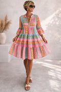 Lebhaftes Midi-Kleid mit Luftigem Komfort – Isabels Modehaus