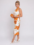 Zinnara | Halter Neck Floral Print Midi Dress – Isabels Modehaus (Bild 2)